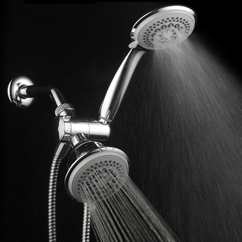 DreamSpa Shower Head Combo 36 Settings Handheld 6ft Hose Model 1635 Rainfall Image 4