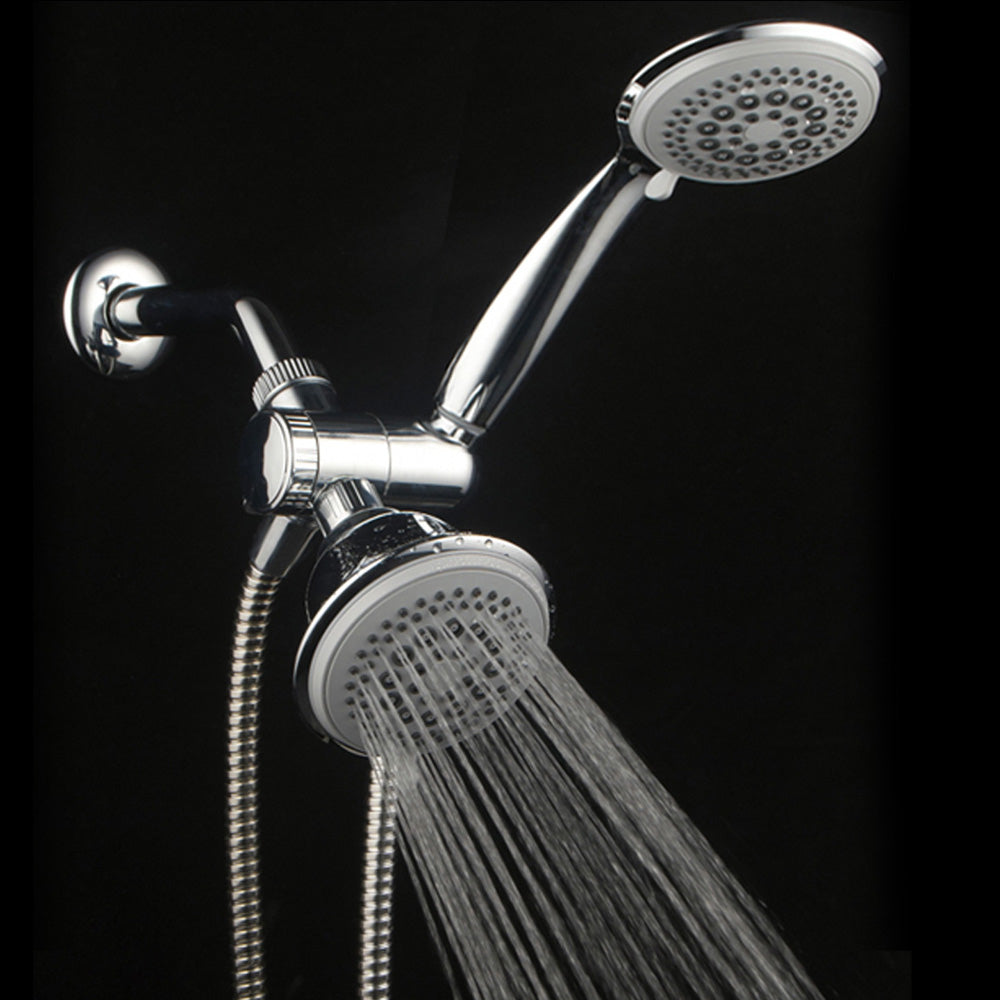 DreamSpa Shower Head Combo 36 Settings Handheld 6ft Hose Model 1635 Rainfall Image 6