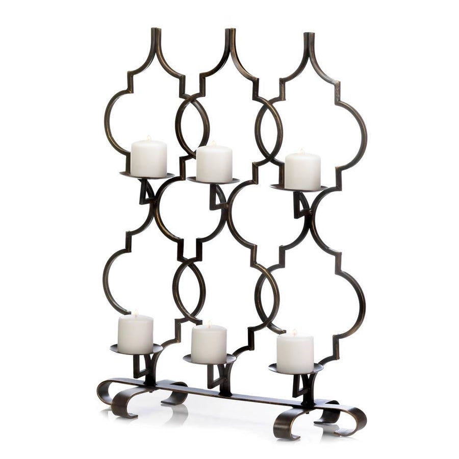 MOROCCAN TRELLIS CANDLEHOLDER Image 1