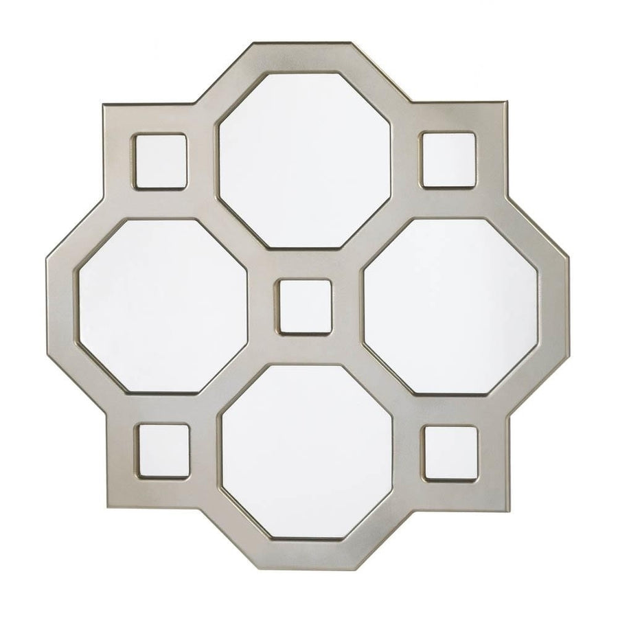 GEOMETRIC DECORATIVE WALL MIRROR Image 1