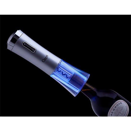 Ozeri Nouveaux Electric Wine Opener Cordless Foil Cutter Fast Rechargeable 40 Bottles Image 8