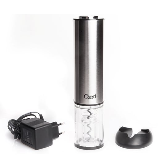 Ozeri Extravo Electric Wine Opener Stainless Steel Auto Activation Rechargeable Image 3