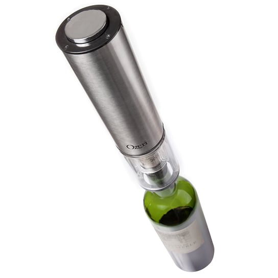 Ozeri Extravo Electric Wine Opener Stainless Steel Auto Activation Rechargeable Image 5