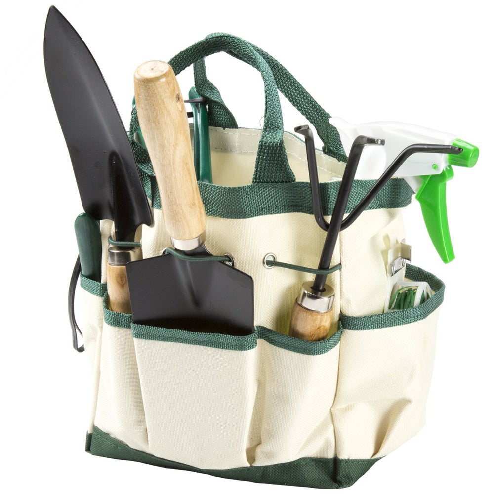 8-Piece Garden Tool and Tote Set Image 2
