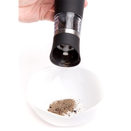 Ozeri Graviti Pro Electric Pepper Mill Grinder BPA-Free One-Handed Operation Image 3