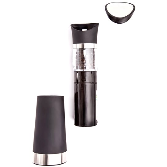 Ozeri Graviti Pro Electric Pepper Mill Grinder BPA-Free One-Handed Operation Image 4