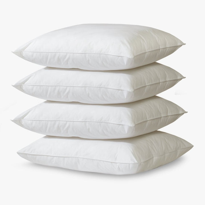 Down-Alternative Queen King Pillows 4 Pack Super-Soft Microfiber Filling Image 5