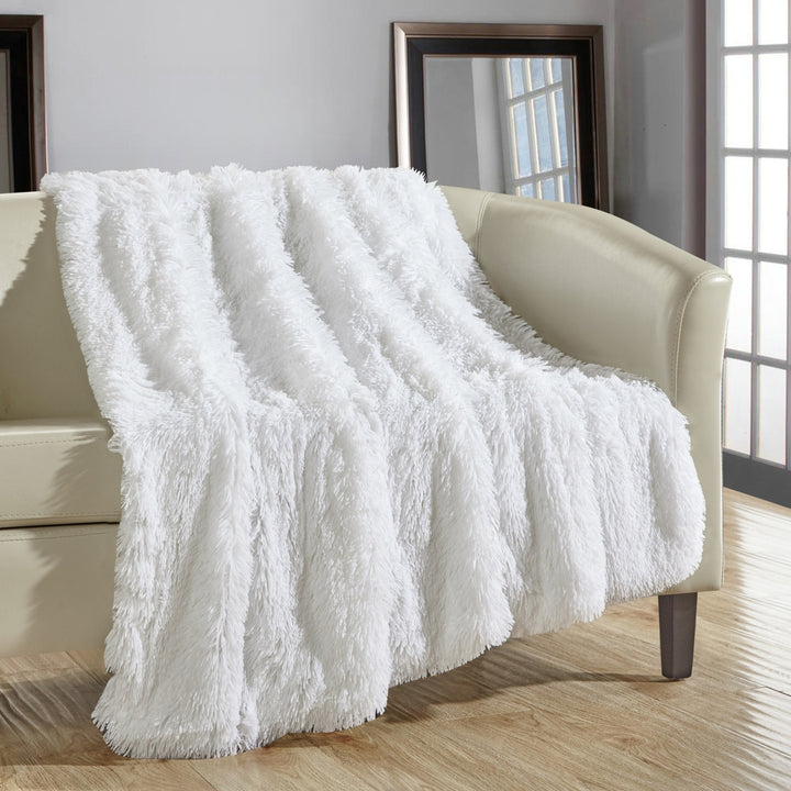 Alaska Shaggy Supersoft Faux faux Throw Blanket Image 6