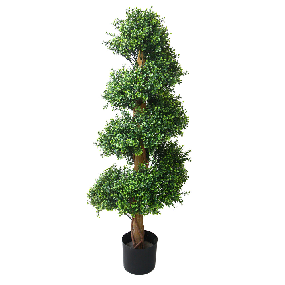 48 inch Pure Garden Boxwood Spiral Tree Image 2