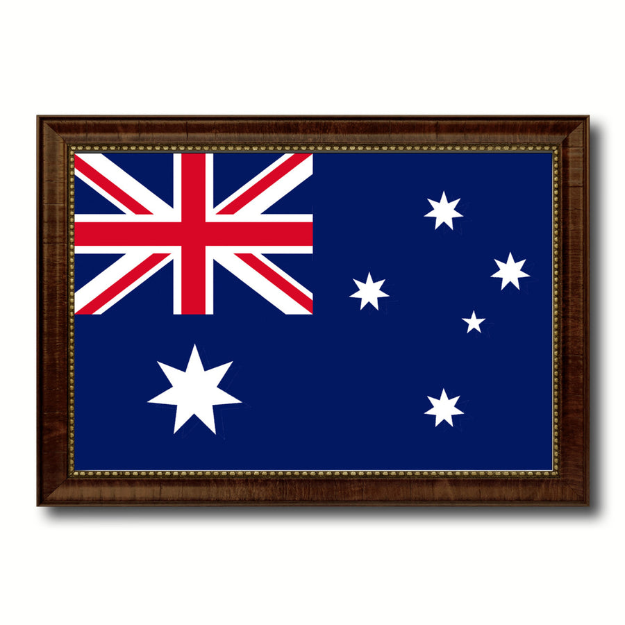 Australia Country Flag Canvas Print with Picture Frame  Gifts Wall Image 1