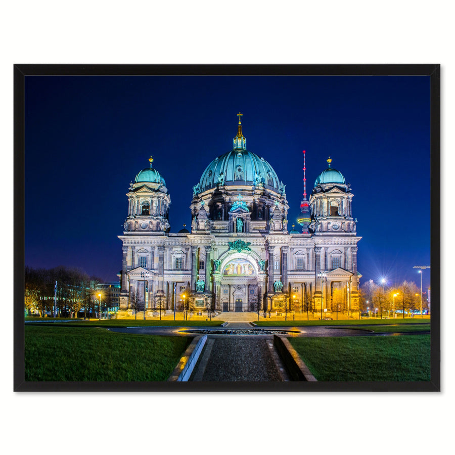Berliner Dom Cathedral Landscape Photo Canvas Print Pictures Frames  Wall Art Gifts Image 1