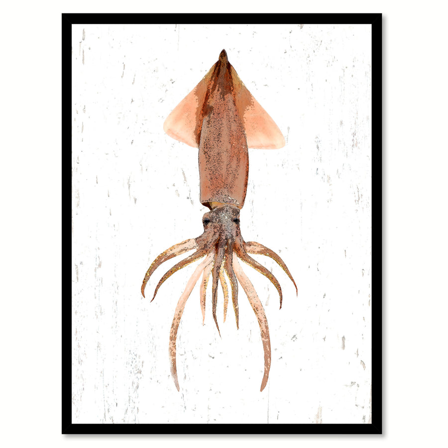 Brown Squid  Gifts Canvas Prints Picture Frame Wall Art 14713 Image 1