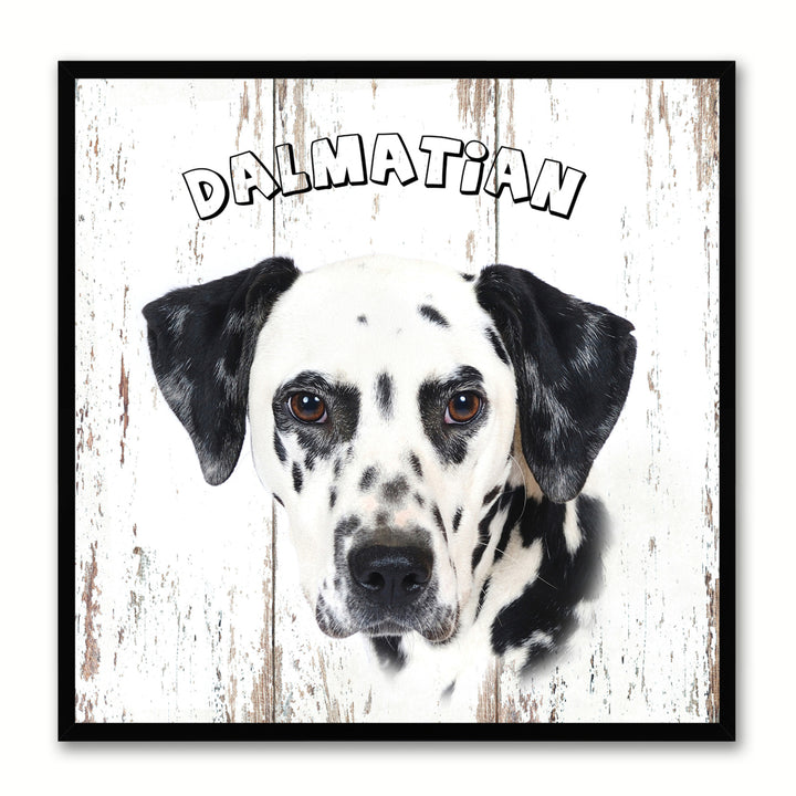 Dalmatian Dog Canvas Print with Picture Frame Gift  Wall Art Decoration Image 1