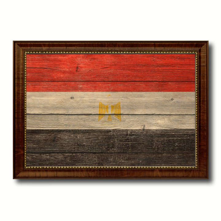 Egypt Country Flag Texture Canvas Print with Custom Frame  Gift Ideas Wall Decoration Image 1
