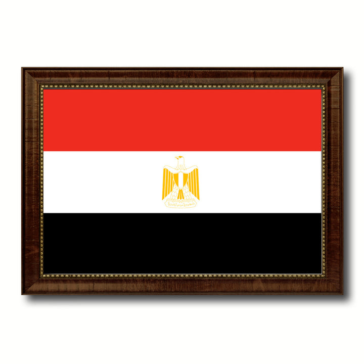 Egypt Country Flag Canvas Print with Picture Frame  Gifts Wall Image 1