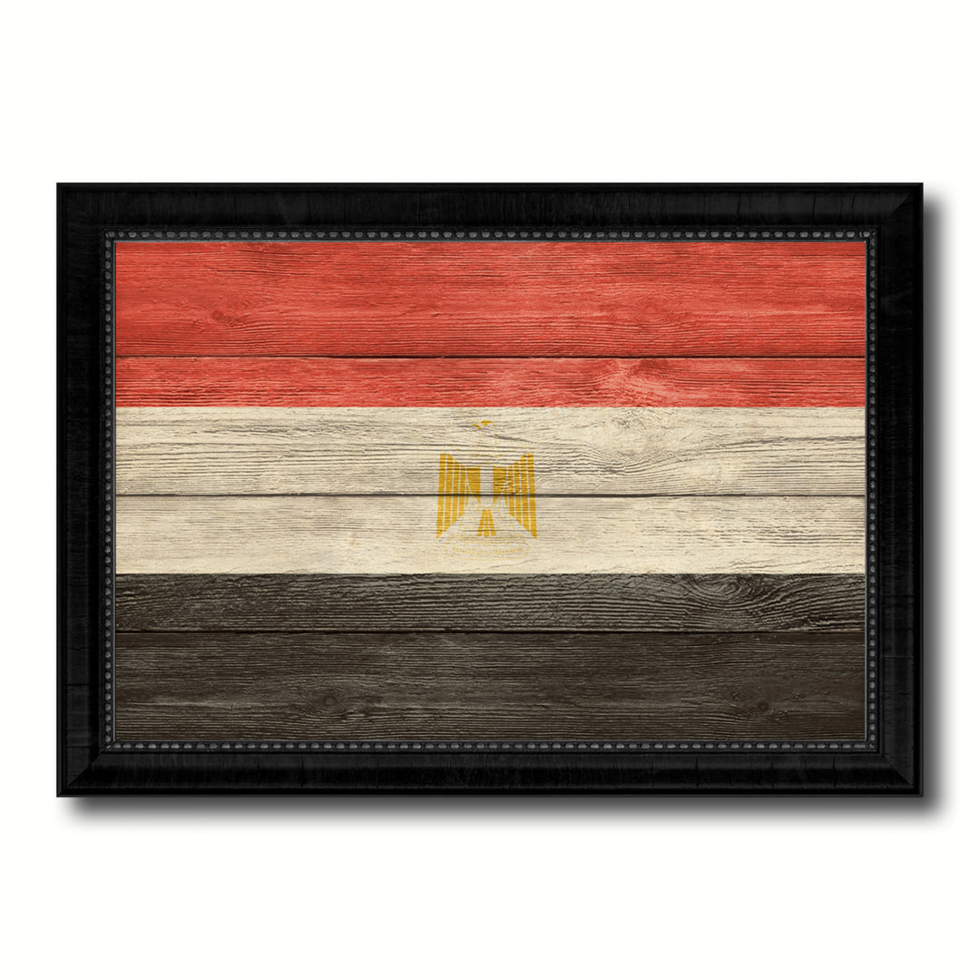 Egypt Country Flag Texture Canvas Print with Picture Frame  Wall Art Gift Ideas Image 1