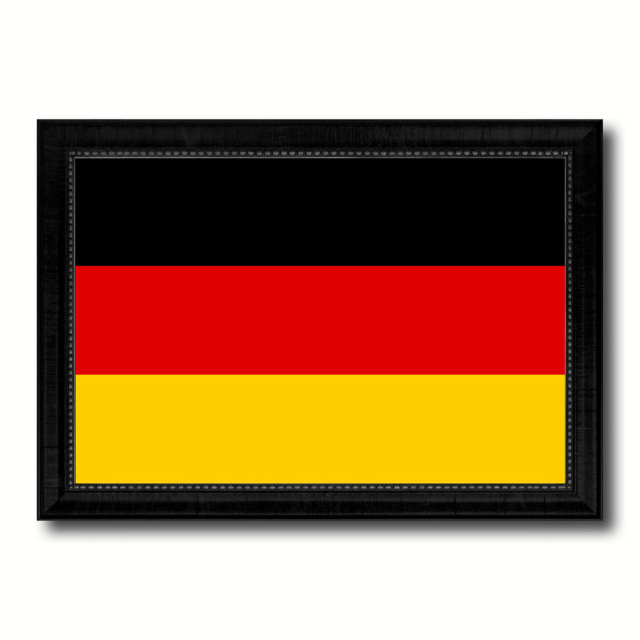 Germany Country Flag Canvas Print with Picture Frame  Gifts Wall Image 1