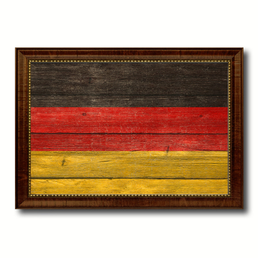 Germany Country Flag Texture Canvas Print with Custom Frame  Gift Ideas Wall Decoration Image 1