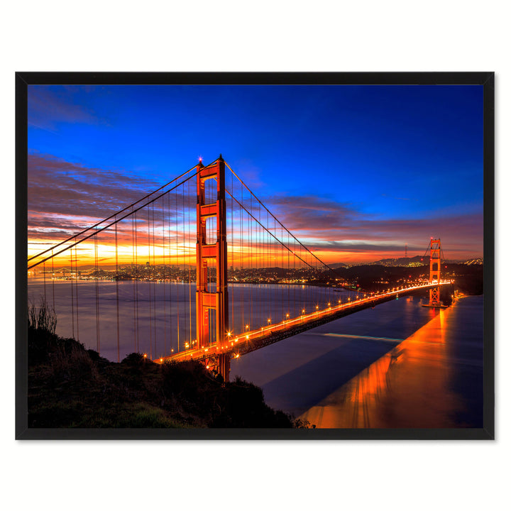 Golden Gate Bridge California Landscape Photo Canvas Print Pictures Frames  Wall Art Gifts Image 1