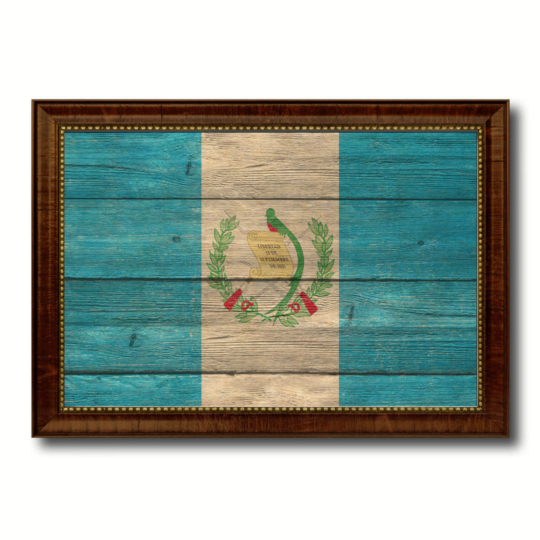 Guatemala Country Flag Texture Canvas Print with Custom Frame  Gift Ideas Wall Decoration Image 1
