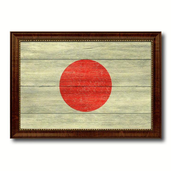 Japan Country Flag Texture Canvas Print with Custom Frame  Gift Ideas Wall Decoration Image 1