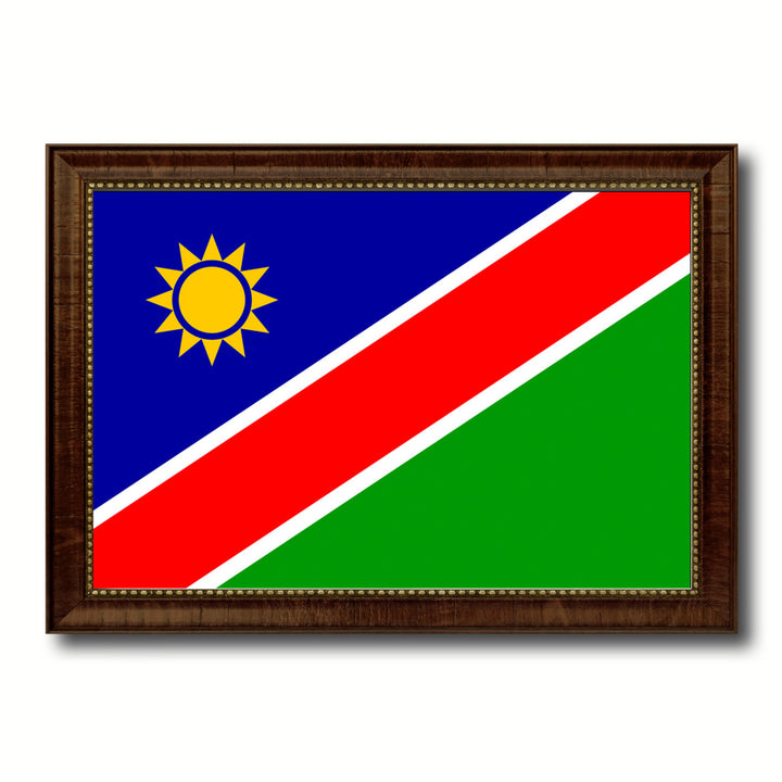 Namibia Country Flag Canvas Print with Picture Frame  Gifts Wall Image 1