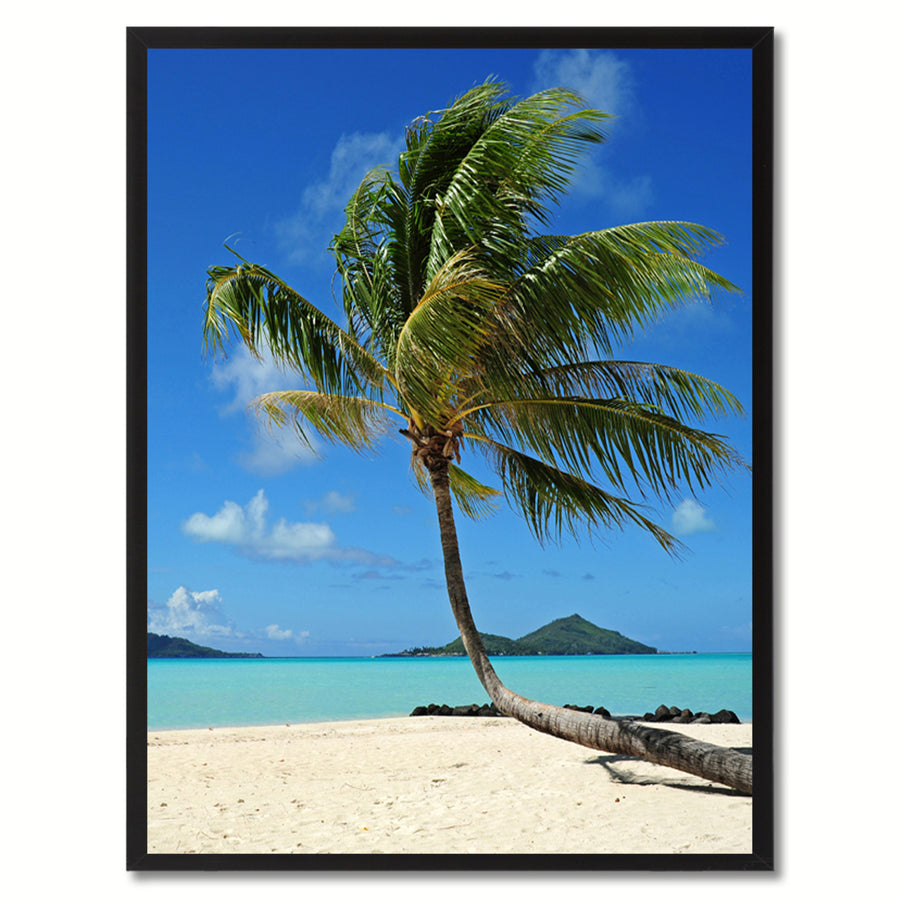 Palm Tree Landscape Photo Canvas Print Pictures Frame Home Dcor Wall Art Gifts Image 1