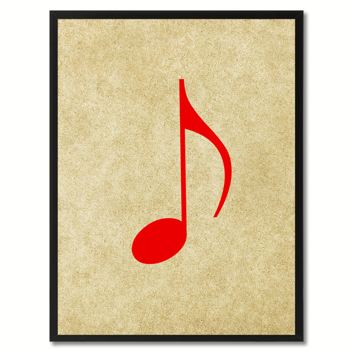 Quaver Music Brown Canvas Print Pictures Frame Office Home Dcor Wall Art Gifts Image 1