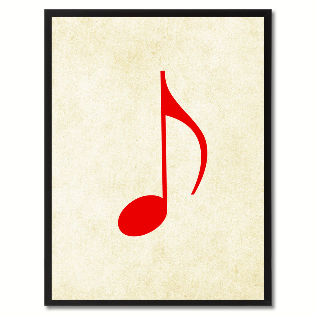 Quaver Music White Canvas Print Pictures Frame Office Home Dcor Wall Art Gifts Image 1