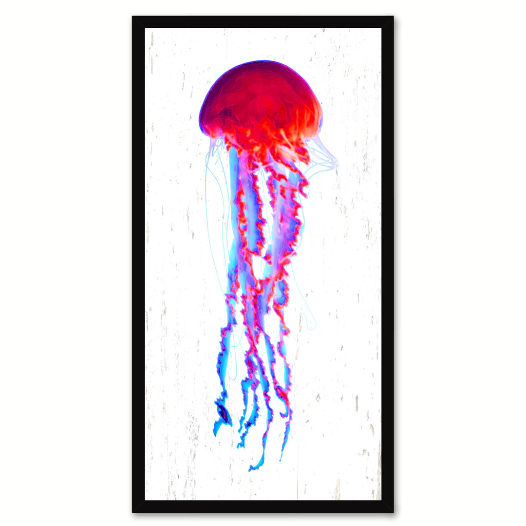Red Jellyfish  Gifts Canvas Prints Picture Frame Wall Art 14705 Image 1