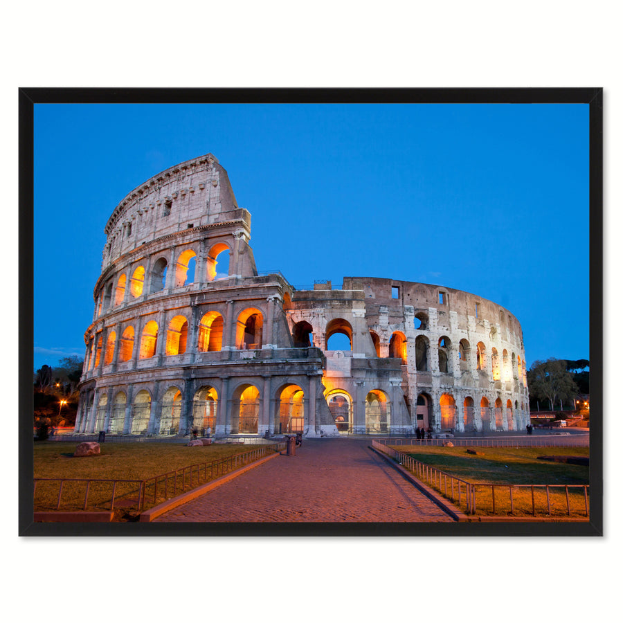 Rome Italy Landscape Photo Canvas Print Pictures Frame  Wall Art Gifts Image 1