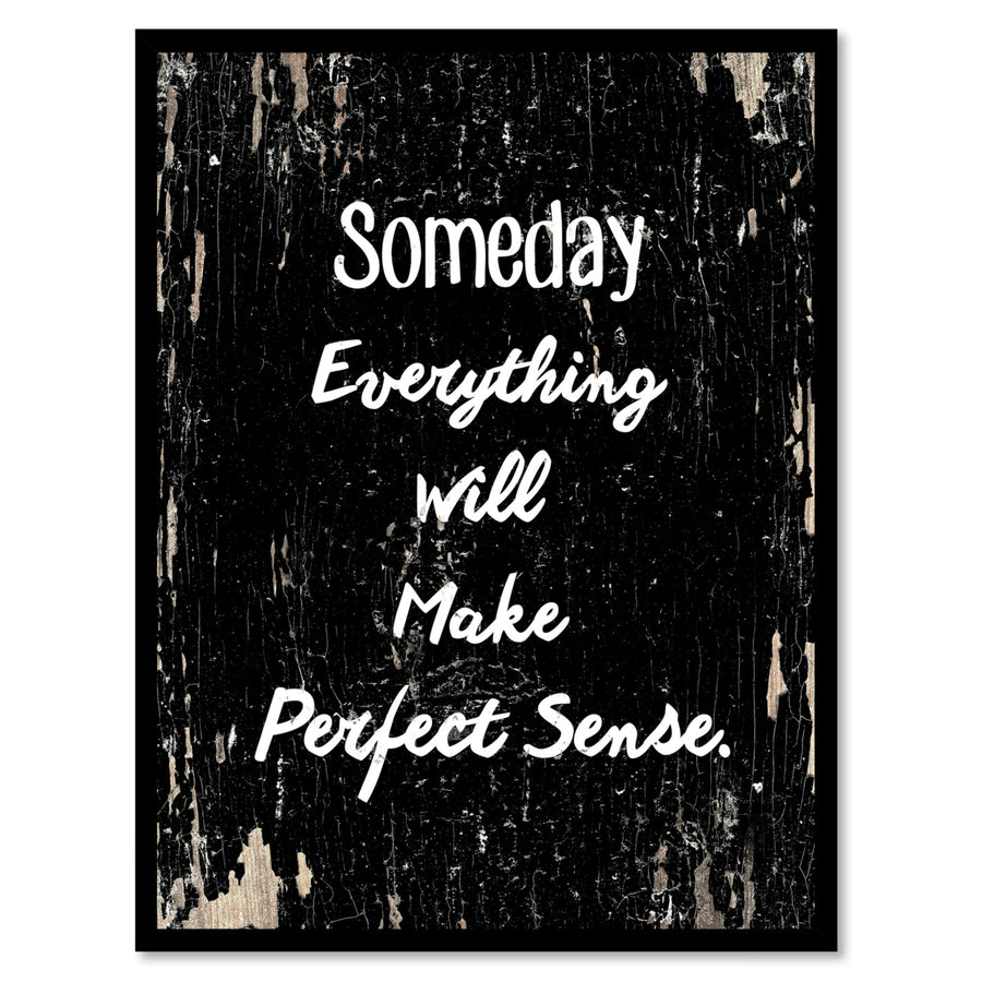 Somedays You Just Have To Create Saying Canvas Print with Picture Frame  Wall Art Gifts Image 1