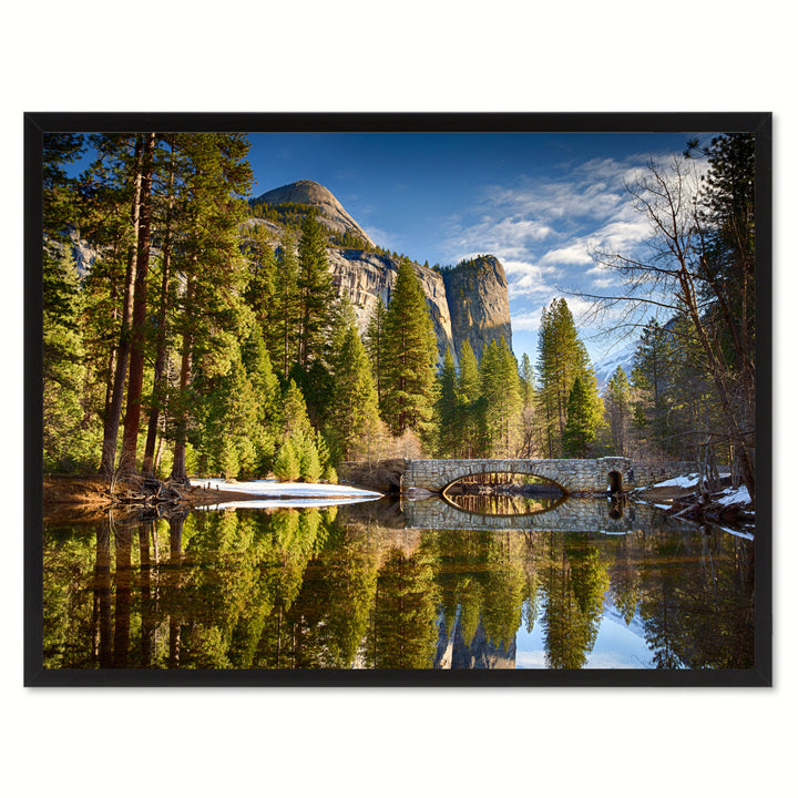 Stoneman Bridge Yosemite Landscape Photo Canvas Print Pictures Frame  Wall Art Gifts Image 1