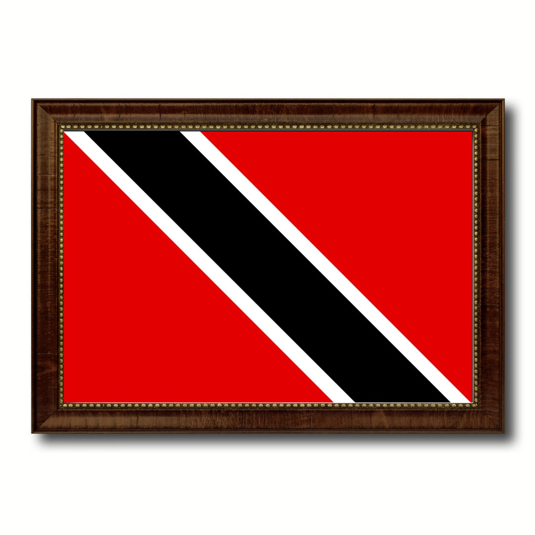 Trinidad and Tobago Country Flag Canvas Print with Picture Frame  Gifts Wall Image 1