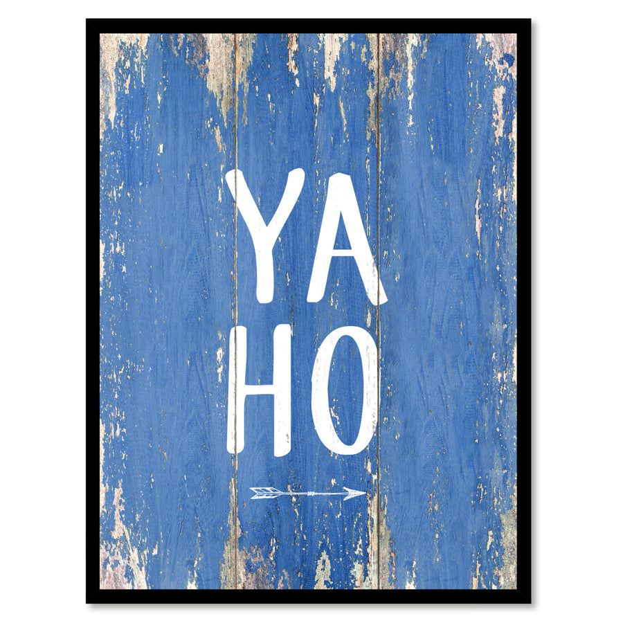 Yaho Saying Canvas Print with Picture Frame  Wall Art Gifts Image 1