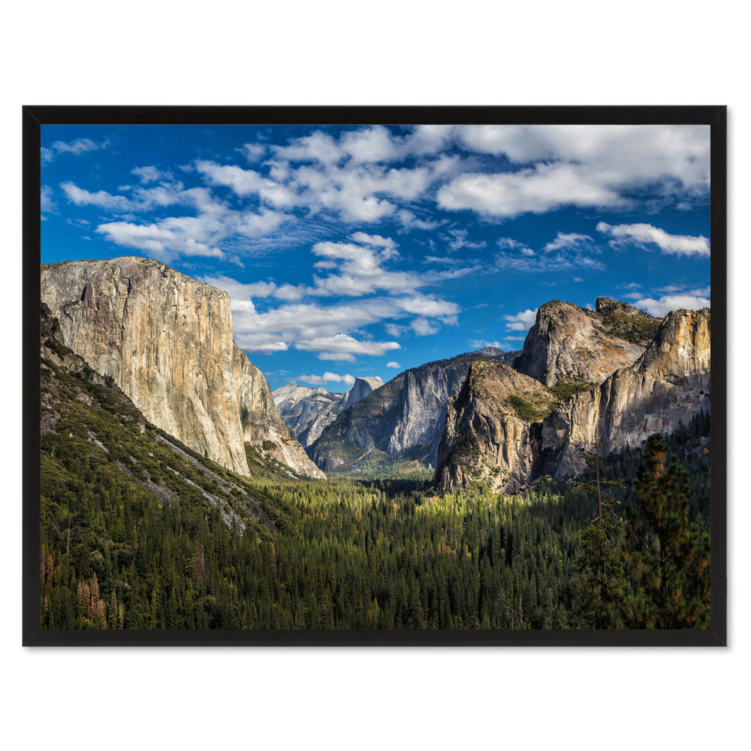 Yosemite National Park Landscape Photo Canvas Print Pictures Frame  Wall Art Gifts Image 1