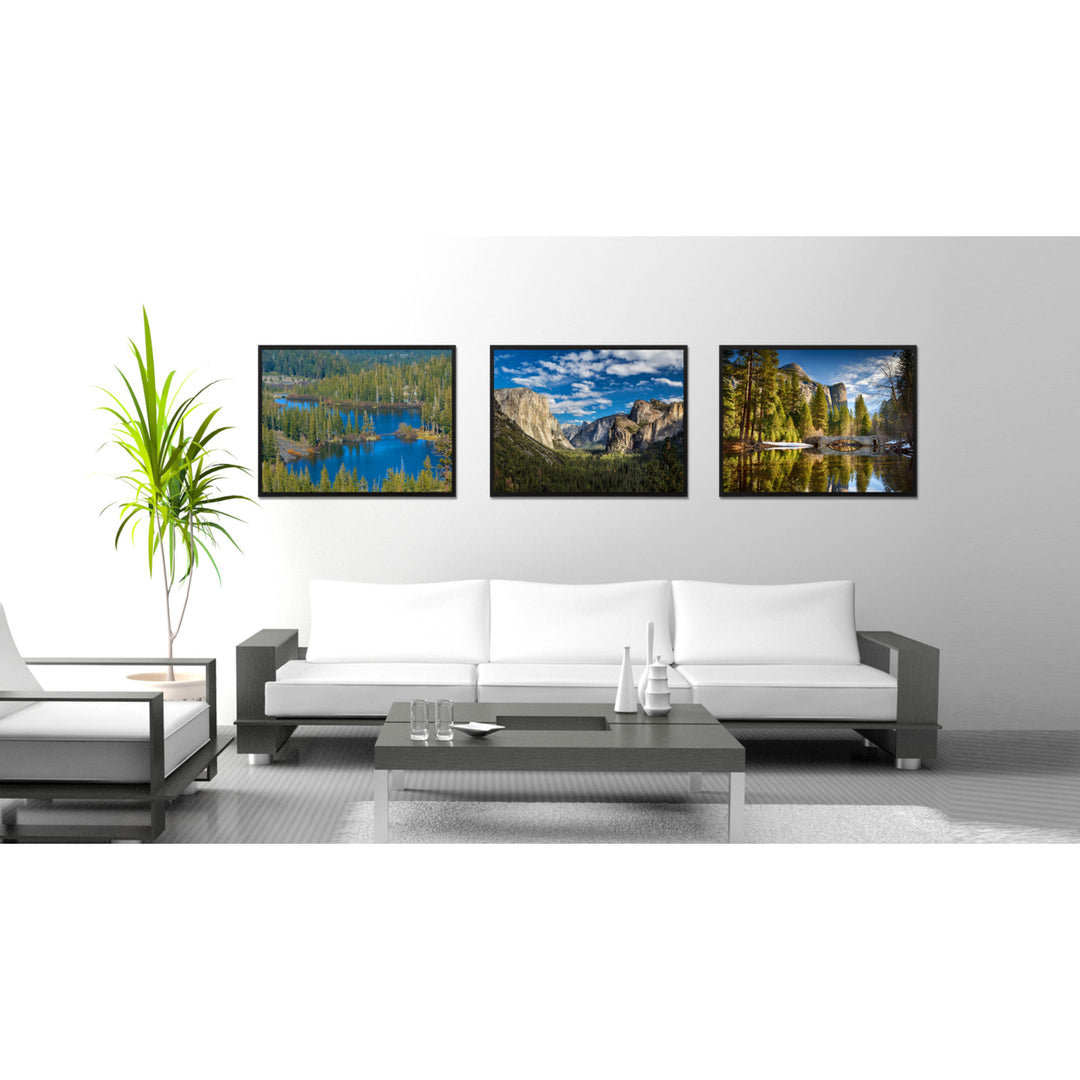 Yosemite National Park Landscape Photo Canvas Print Pictures Frame  Wall Art Gifts Image 2