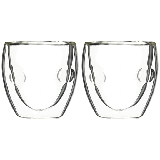 Moderna Artisan Double Wall 2 oz Beverage Espresso Shot Glasses Set of 2 Image 2