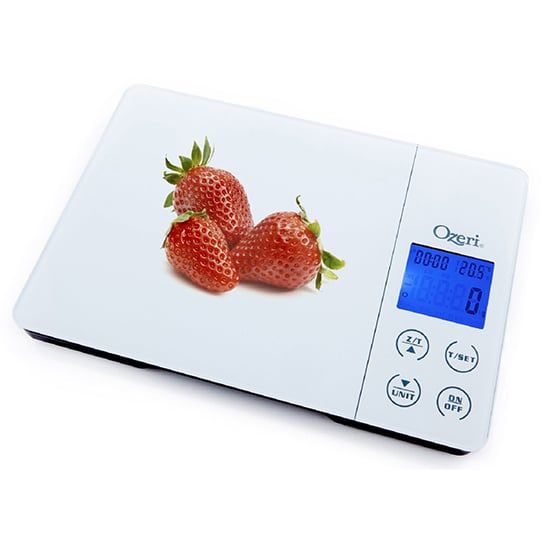 Ozeri Gourmet Digital Kitchen Scale with Timer Alarm and Temperature Display Image 2