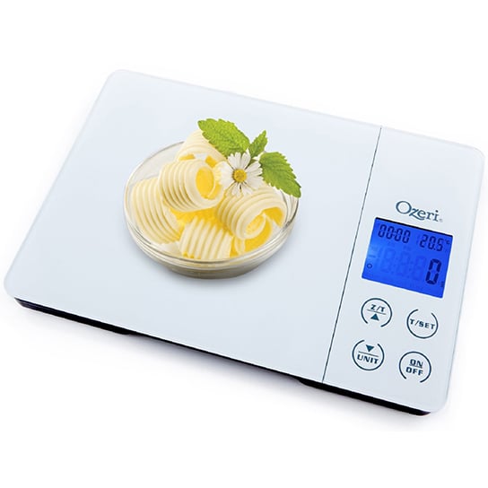 Ozeri Gourmet Digital Kitchen Scale with Timer Alarm and Temperature Display Image 5