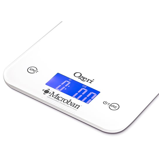 Ozeri Touch II 18 lbs Digital Kitchen Scale, with Microban Antimicrobial Product Protection Image 4