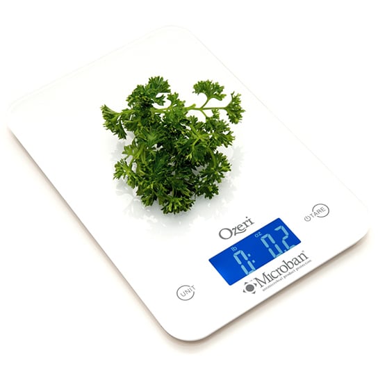 Ozeri Touch II 18 lbs Digital Kitchen Scale, with Microban Antimicrobial Product Protection Image 5