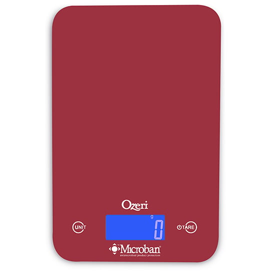 Ozeri Touch II 18 lbs Digital Kitchen Scale, with Microban Antimicrobial Product Protection Image 3