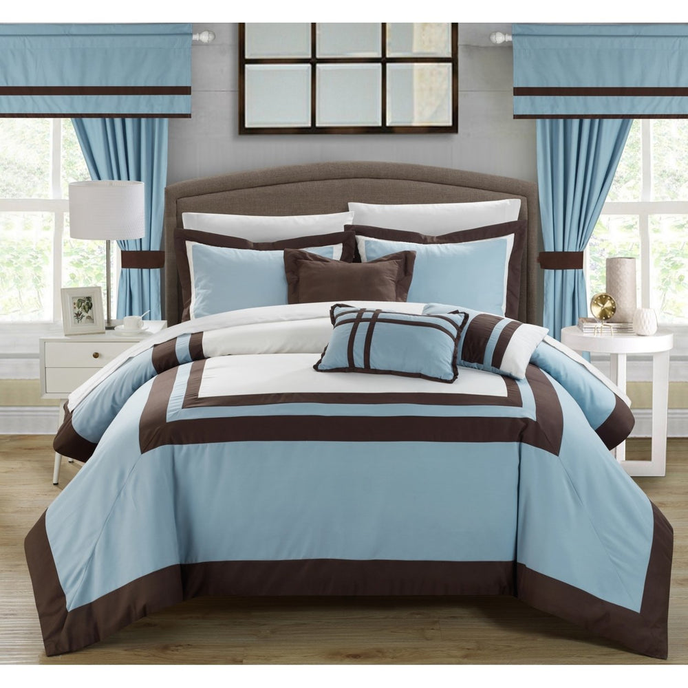 Chic Home 20-Piece Bertran Complete Master Bedroom Set and Comforter Set Image 2