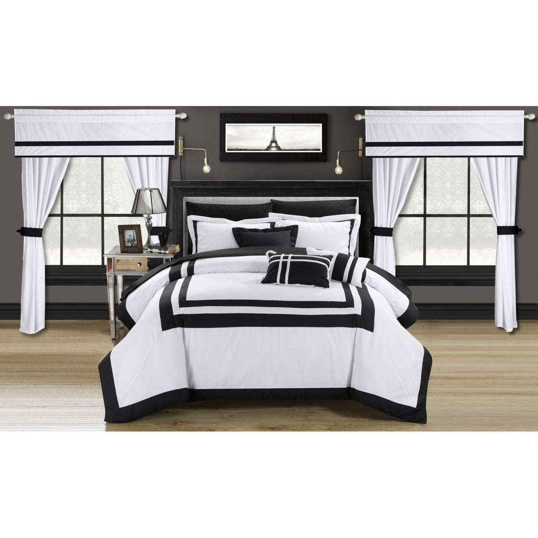 Chic Home 20-Piece Bertran Complete Master Bedroom Set and Comforter Set Image 3
