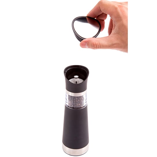 Ozeri Graviti Pro Electric Pepper Mill Grinder BPA-Free One-Handed Operation Image 6