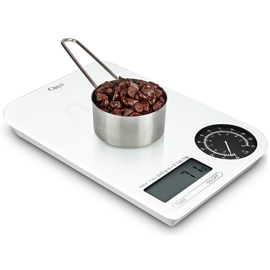 Ozeri Rev Digital Kitchen Scale Electro-Mechanical Display 5000g 11lbs Tare Image 8