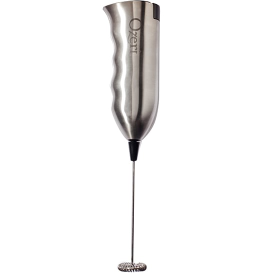 Ozeri Milk Frother Stainless Steel Pitcher Set 12 oz Extra Whisk Attachment Image 6