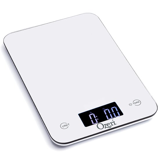 Ozeri Touch Digital Kitchen Scale 12 lbs Tempered Glass Black Precision Sensors Image 1