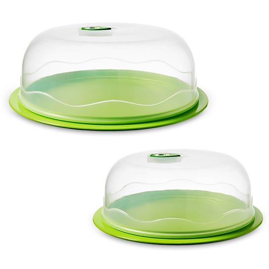 Ozeri INSTAVAC Vacuum Sealed Food Storage Container Set BPA-Free 4-Piece Nesting Image 1